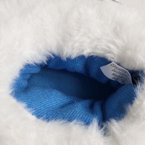 Rudolph Red Nosed Reindeer Slippers Abominable Snowman Sz 7/8 Christmas Toddler - Picture 14 of 16